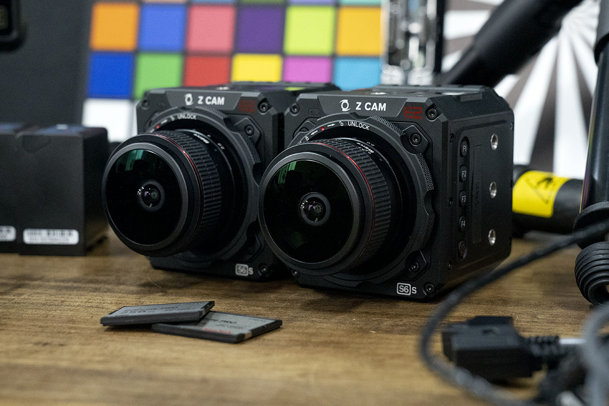 8K3D180°撮影VRカメラ Z CAM E2-S6×2台190° 撮影システム一式カメラセット、シネマクラスに近い3DVR180°撮影を実現