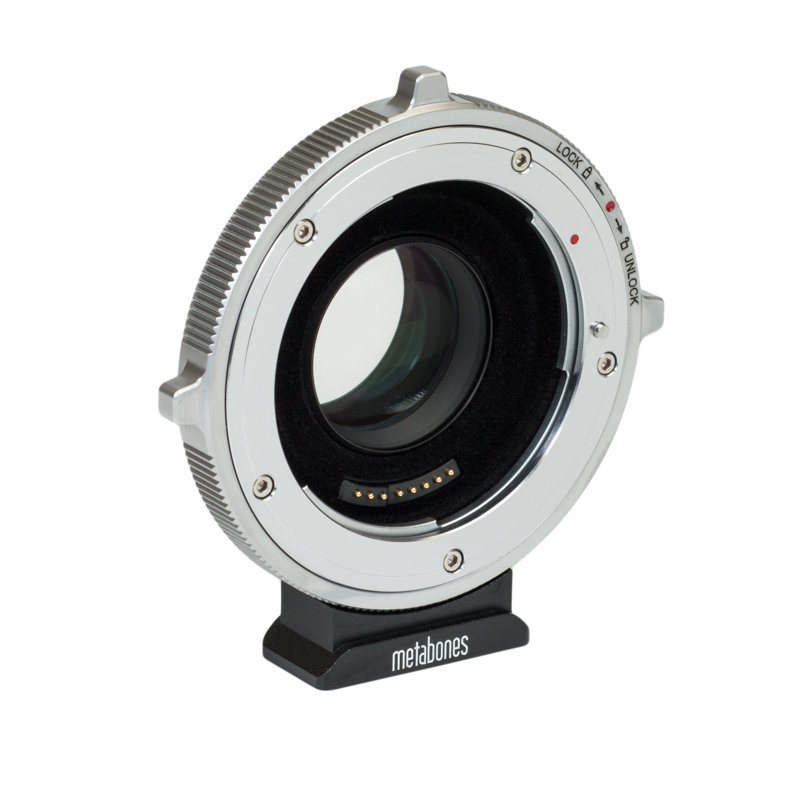 MB_SPEF-m43-BTA（レンズ側：Canon EF／ボディ側：BMPCC 4K）・Speed Booster ULTRA 0.71x・T（フロック加工）・CINE（Positive Lock）・Metabones 4897050182505